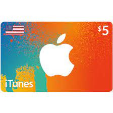 گیفت کارت اپل (آمریکا 5 دلار) تحویل آنی