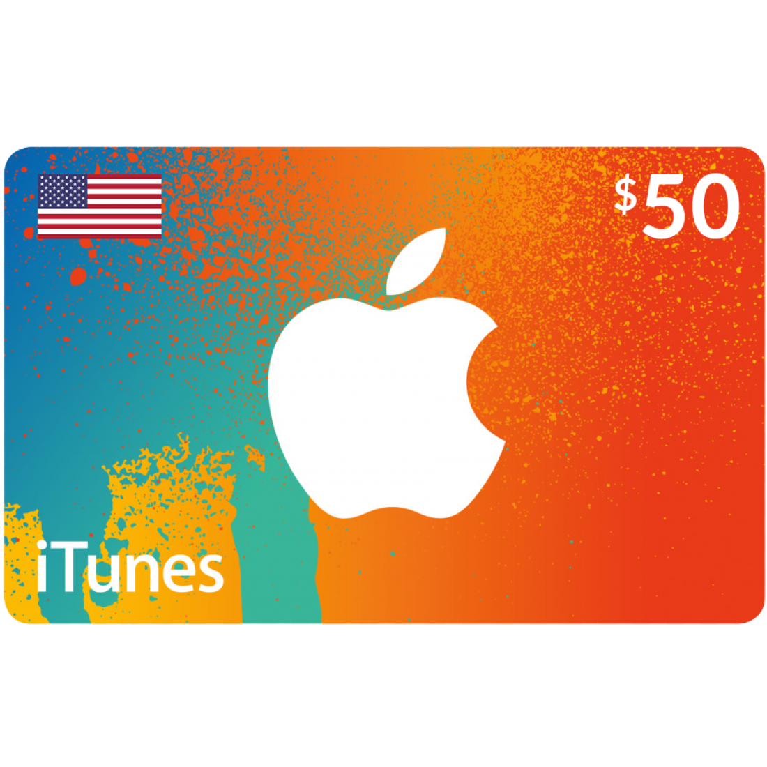 گیفت کارت اپل (آمریکا 50 دلار) تحویل آنی