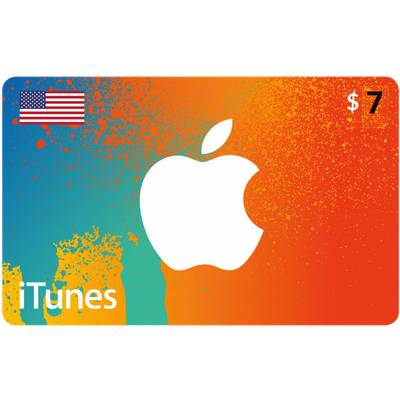 گیفت کارت اپل (آمریکا 7 دلار) تحویل آنی
