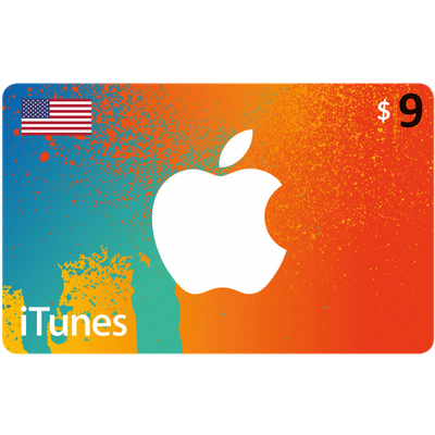 گیفت کارت اپل (آمریکا 9 دلار) تحویل آنی