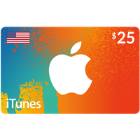 گیفت کارت اپل (آمریکا 25 دلار) تحویل آنی