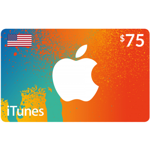 گیفت کارت اپل (آمریکا 75 دلار) تحویل آنی