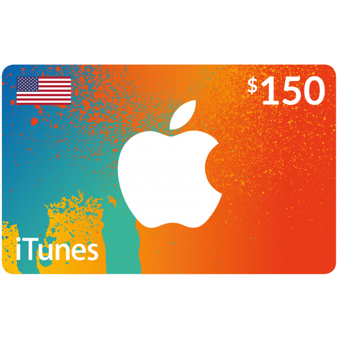 گیفت کارت اپل (آمریکا 150 دلار) تحویل آنی