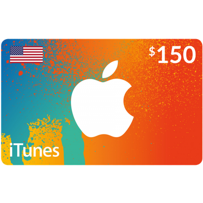 گیفت کارت اپل (آمریکا 150 دلار) تحویل آنی