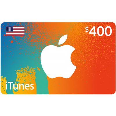 گیفت کارت اپل (آمریکا 400 دلار) تحویل آنی